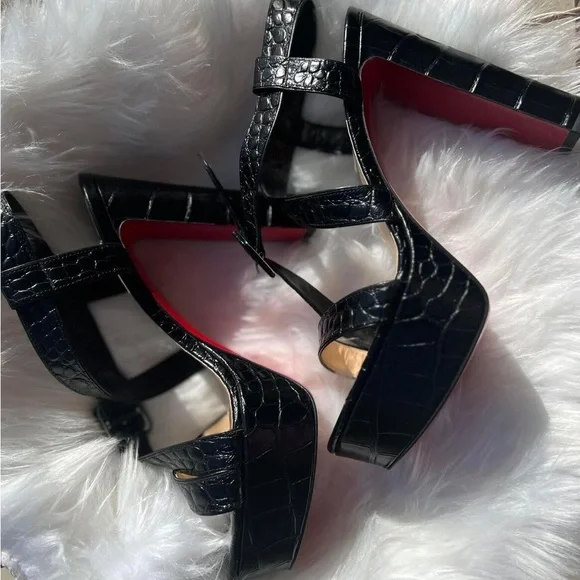 Christian Louboutin Selima Alta 130 Sandals - Picture 1 of 4